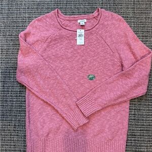 L.L. Bean Women's Rose Crew Neck Sweater
